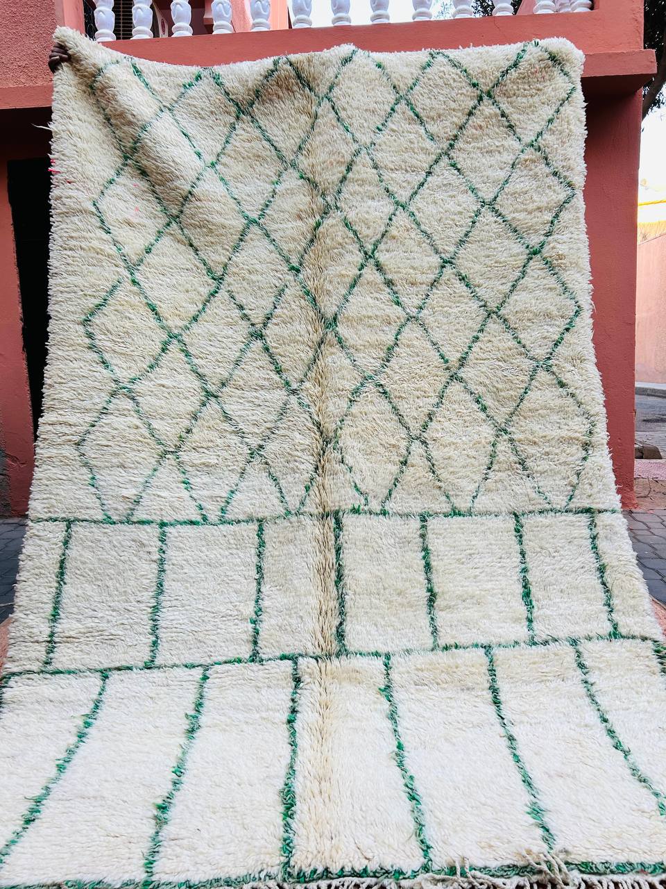 Tapis Zemmour Khemisset Traditionnel – 2,64 x 1,76 m – Motifs Géométriques Élégants