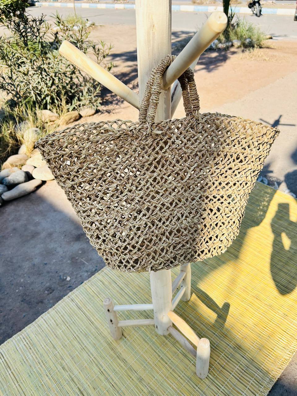 Panier Filet en Doum – Artisanat Traditionnel
