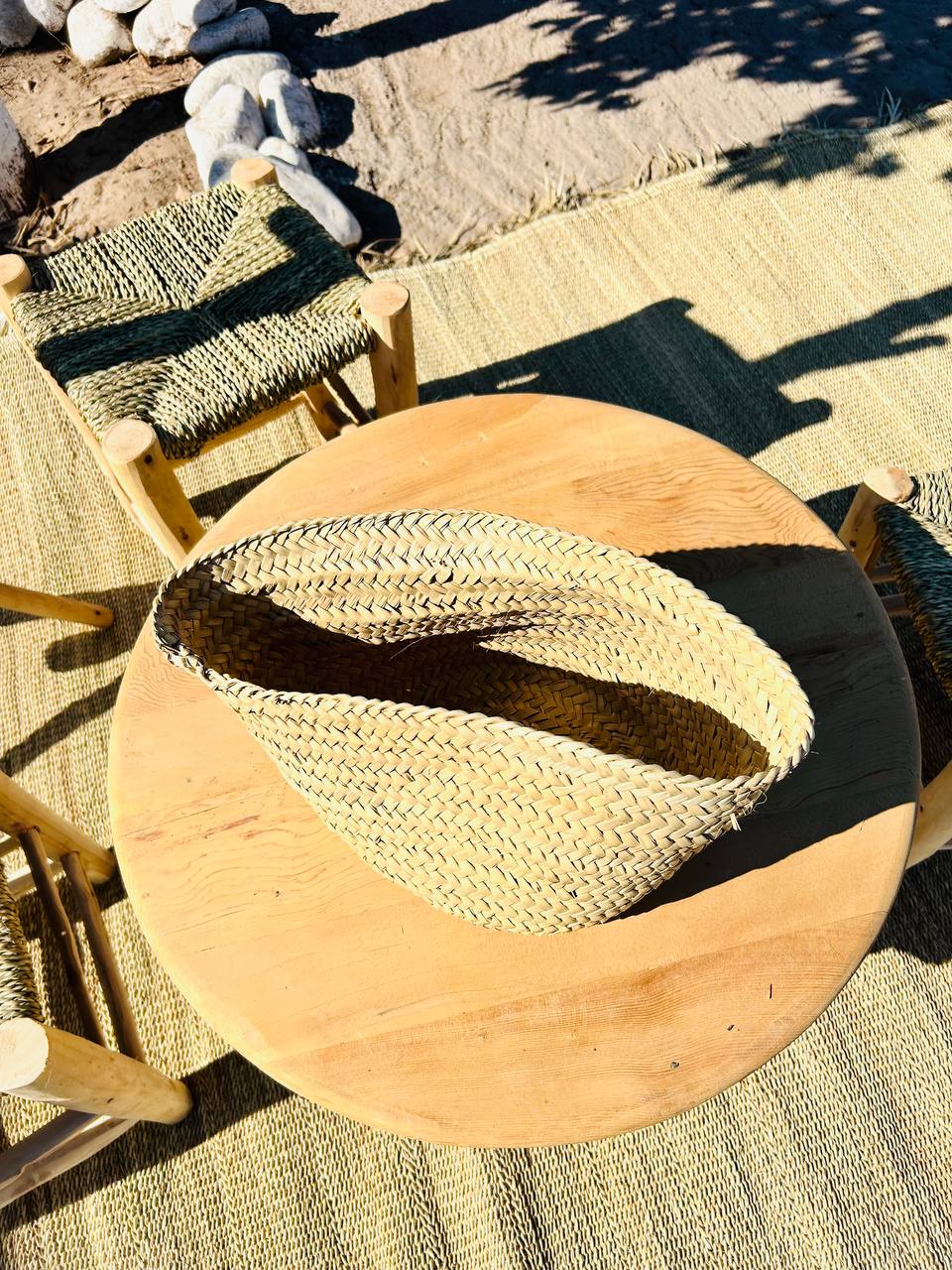 Panier en Doum Polyvalent – Design Authentique et Minimaliste
