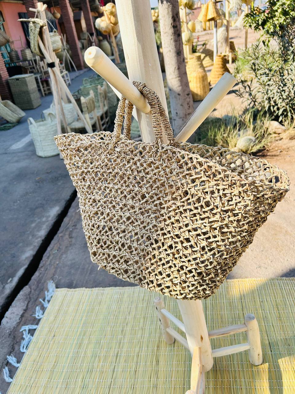 Panier Filet en Doum – Artisanat Traditionnel