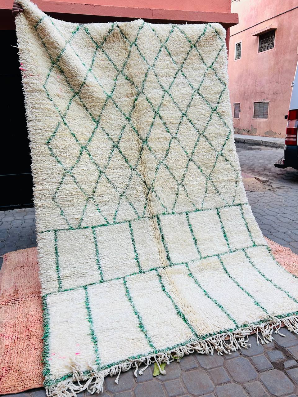 Tapis Zemmour Khemisset Traditionnel – 2,64 x 1,76 m – Motifs Géométriques Élégants