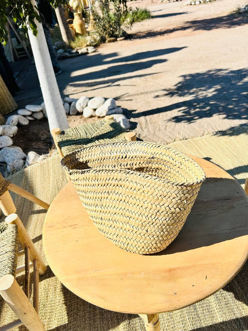 Panier en Doum Polyvalent – Design Authentique et Minimaliste