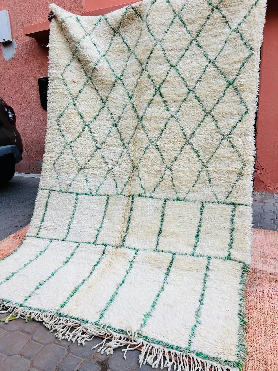 Tapis Zemmour Khemisset Traditionnel – 2,64 x 1,76 m – Motifs Géométriques Élégants