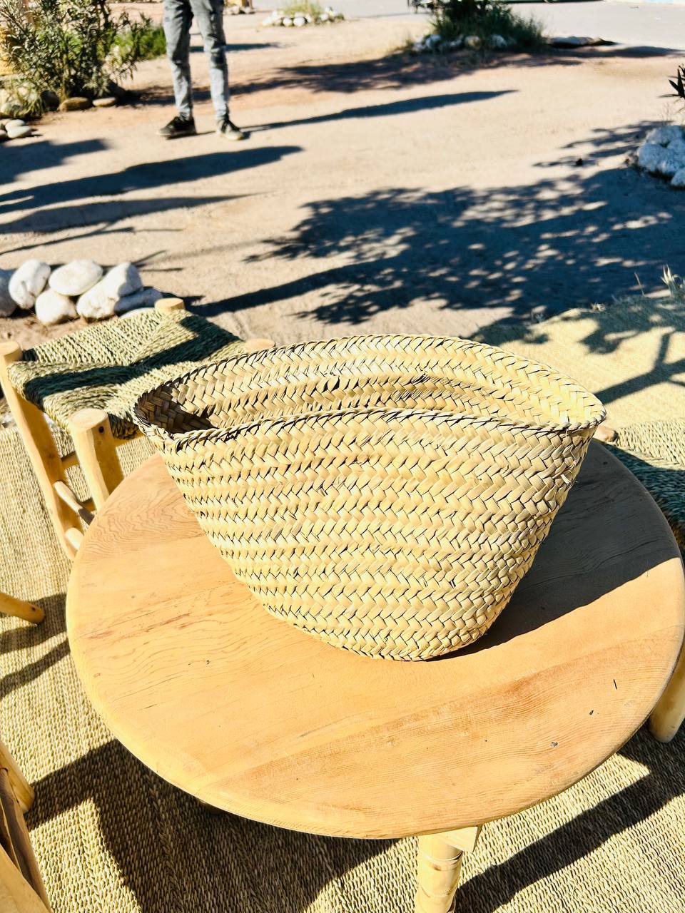 Panier en Doum Polyvalent – Design Authentique et Minimaliste