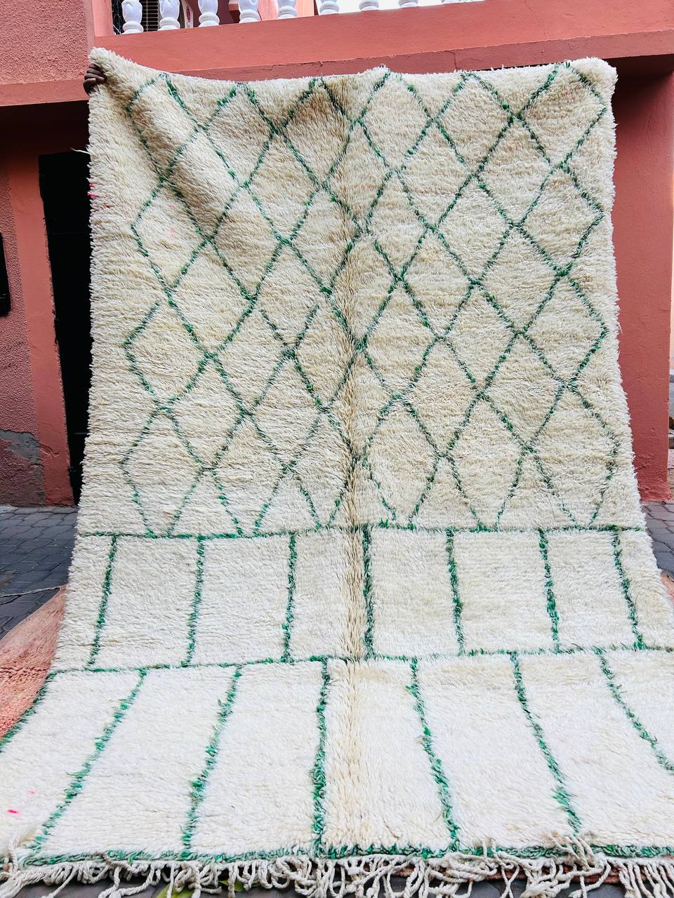 Tapis Zemmour Khemisset Traditionnel – 2,64 x 1,76 m – Motifs Géométriques Élégants
